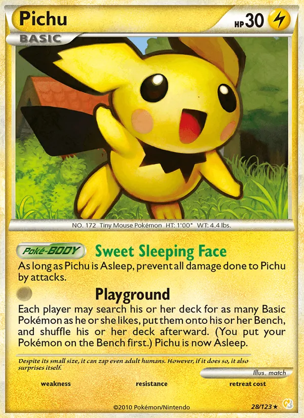 Pichu, normal (hgss1-28)