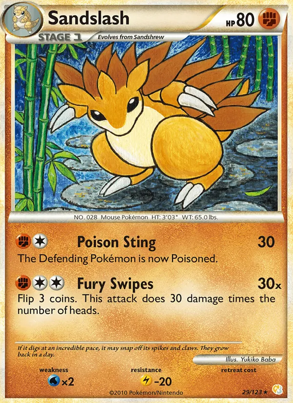 Sandslash, normal (hgss1-29)
