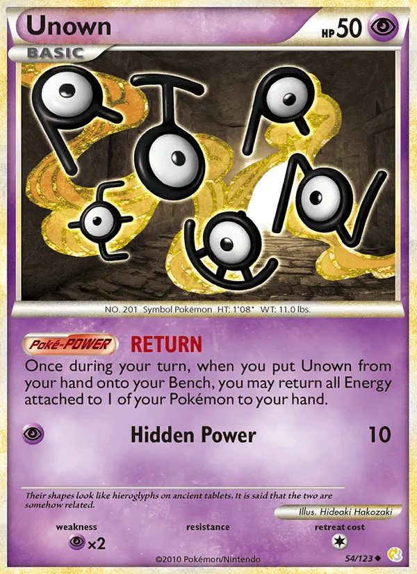 Unown, normal (hgss1-54)