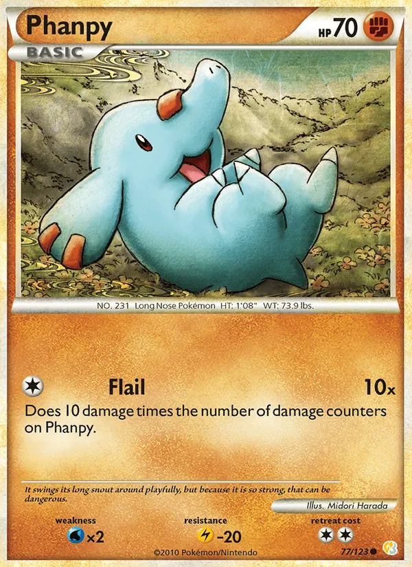 Phanpy, normal (hgss1-77)