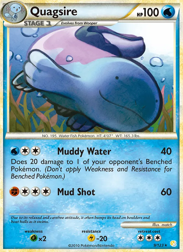 Quagsire, holofoil (hgss1-9_h)