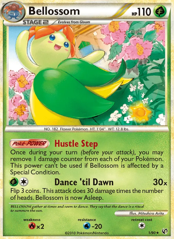 Bellossom, normal (hgss3-1)