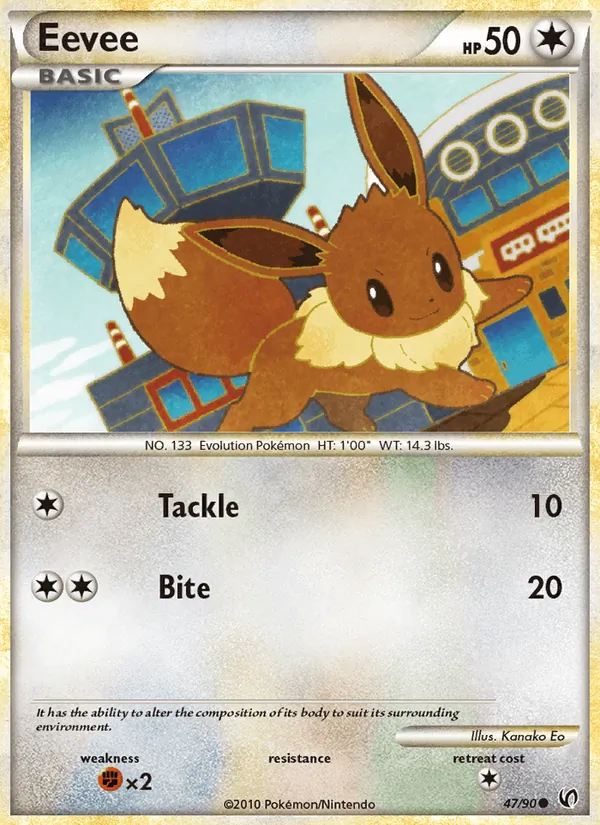Eevee, normal (hgss3-47)