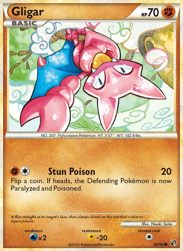 Gligar, normal (hgss3-49)