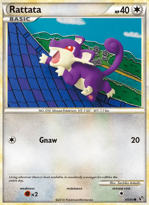 Rattata, normal (hgss3-64)