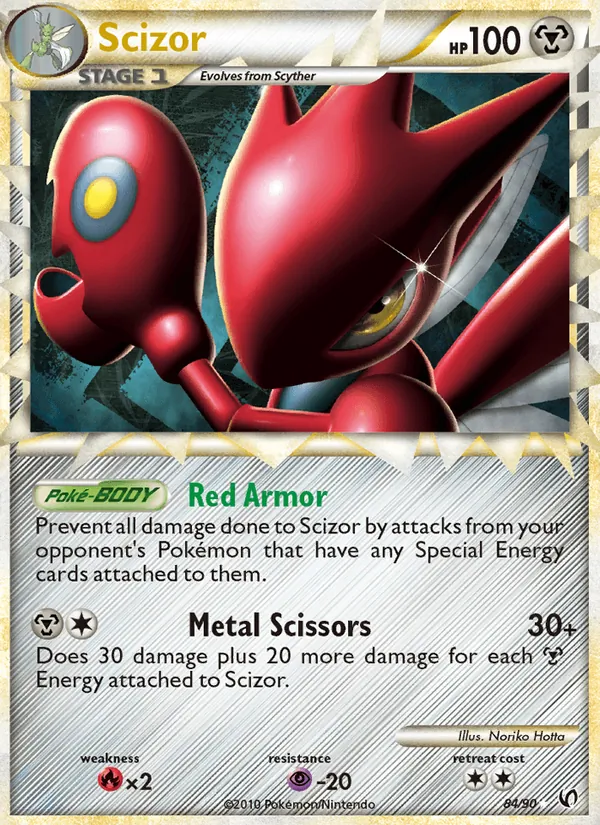 Scizor, holofoil (hgss3-84_h)