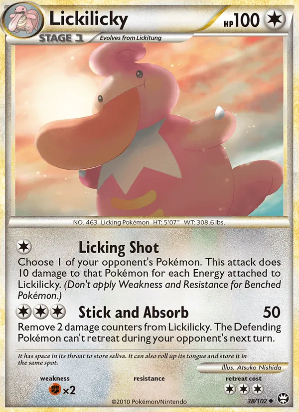 Lickilicky, normal (hgss4-38)