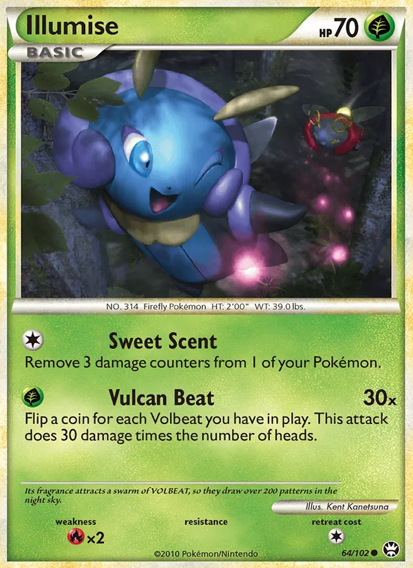 Illumise, normal (hgss4-64)