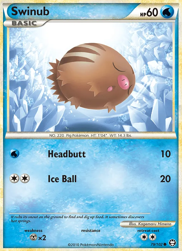 Swinub, normal (hgss4-79)