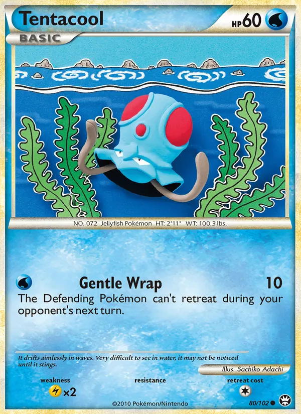 Tentacool, normal (hgss4-80)