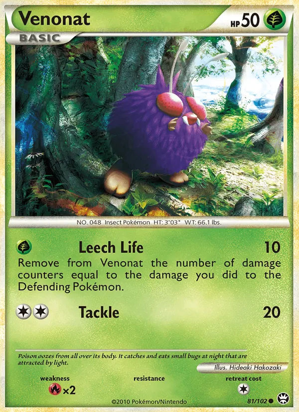 Venonat, normal (hgss4-81)