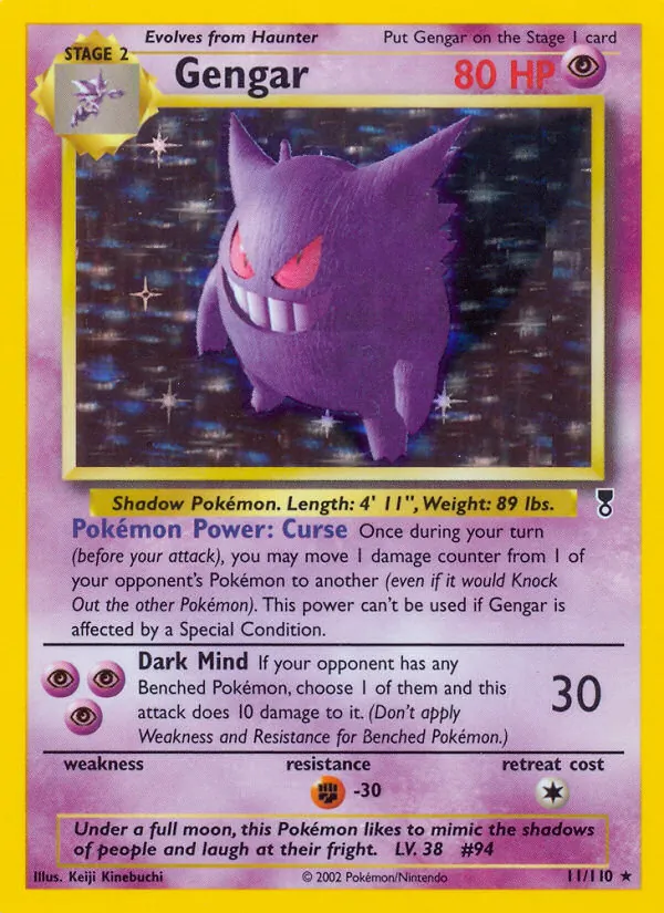 Gengar, holofoil (lc-11_h)