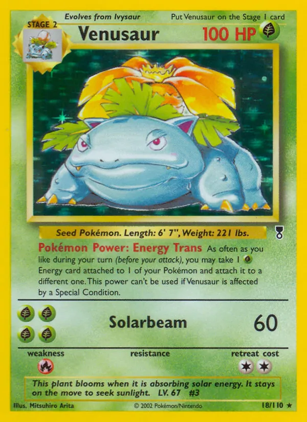 Venusaur, holofoil (lc-18_h)