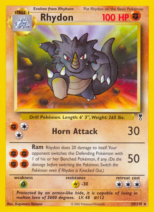 Rhydon, normal (lc-35)