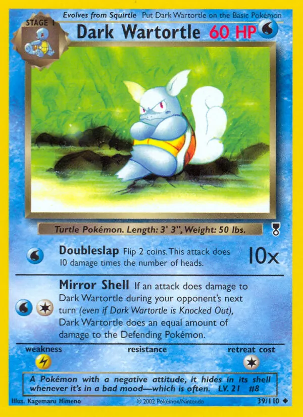 Dark Wartortle, normal (lc-39)