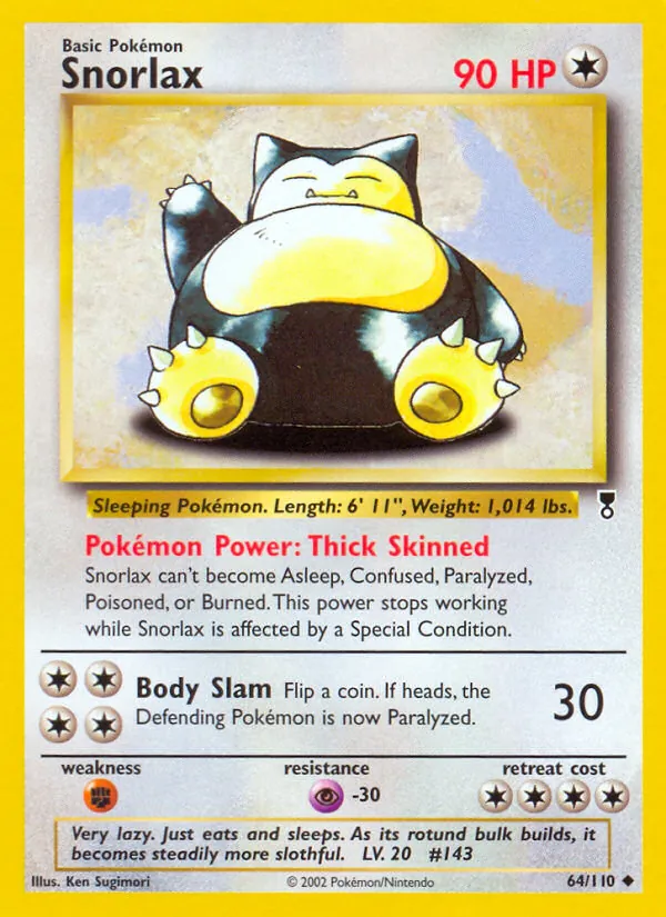 Snorlax, normal (lc-64)