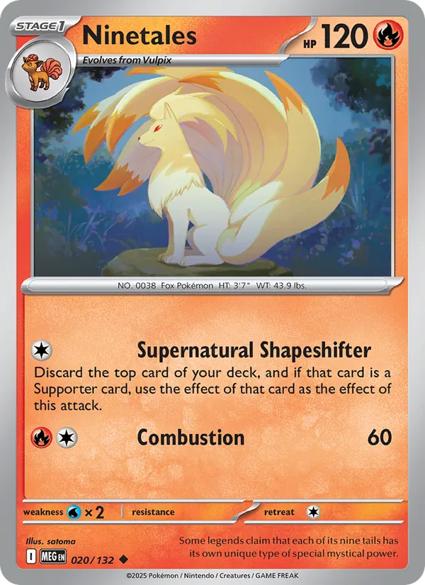 Ninetales, normal (me01-020)