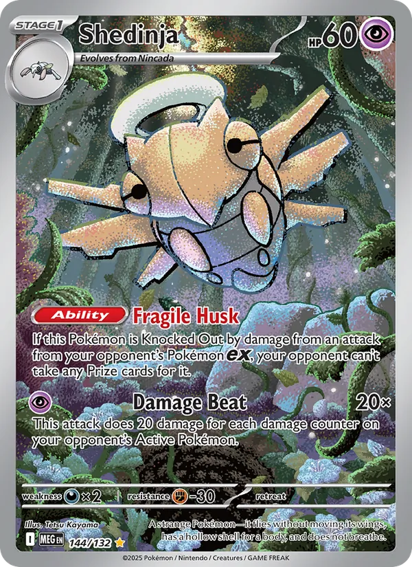 Shedinja, holofoil (me01-144_h)
