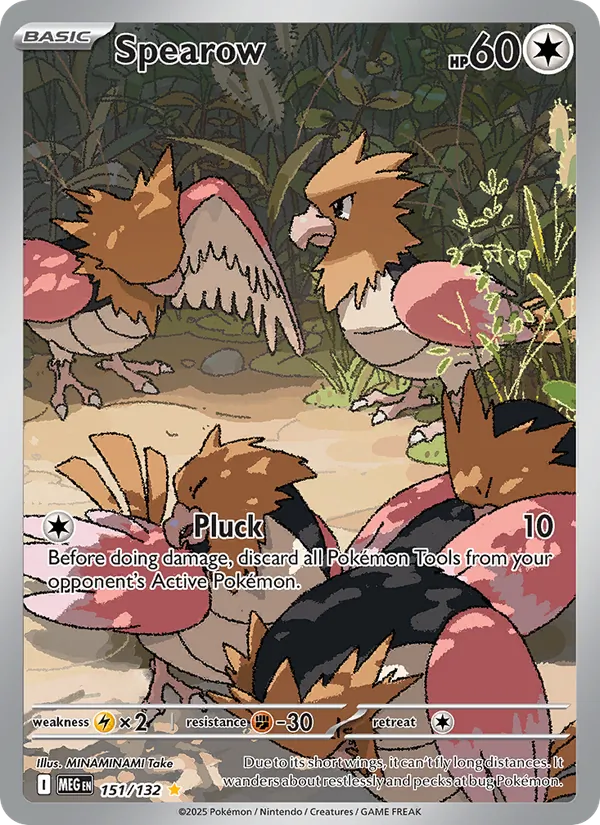 Spearow, holofoil (me01-151_h)