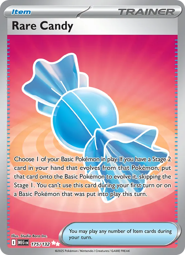 Rare Candy, holofoil (me01-175_h)