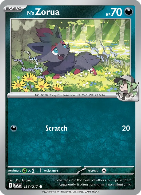 N's Zorua, normal (me02.5-136)
