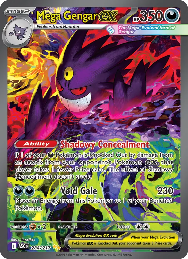 Mega Gengar ex, holofoil (me02.5-284_h)