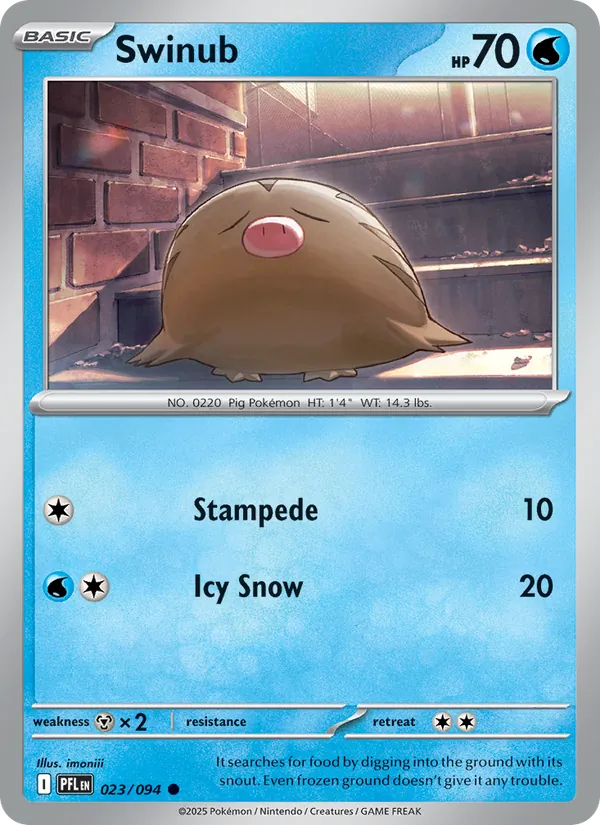 Swinub, normal (me02-023)
