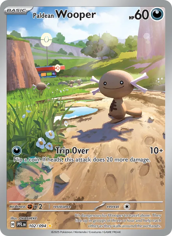 Paldean Wooper, holofoil (me02-102_h)