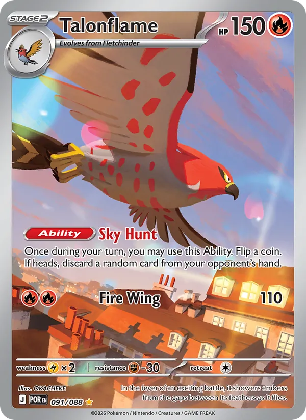 Talonflame, holofoil (me03-091_h)