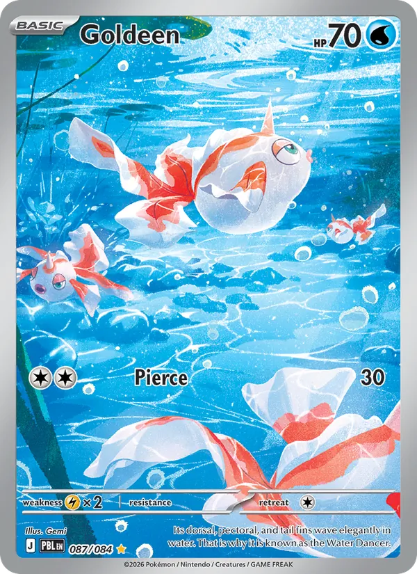 Goldeen, holofoil (me05-087_h)