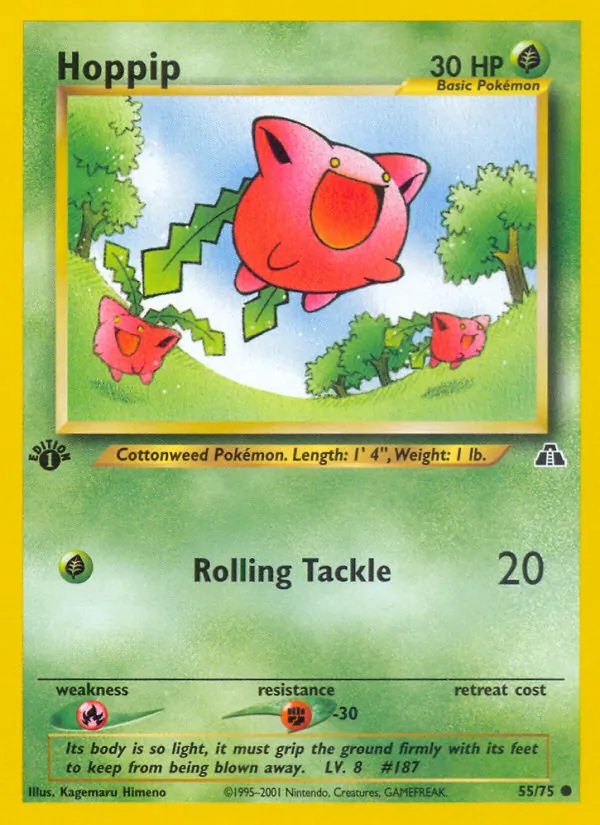Hoppip, first edition (neo2-55_1e)
