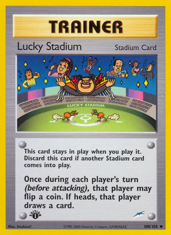 Lucky Stadium, first edition (neo4-100_1e)