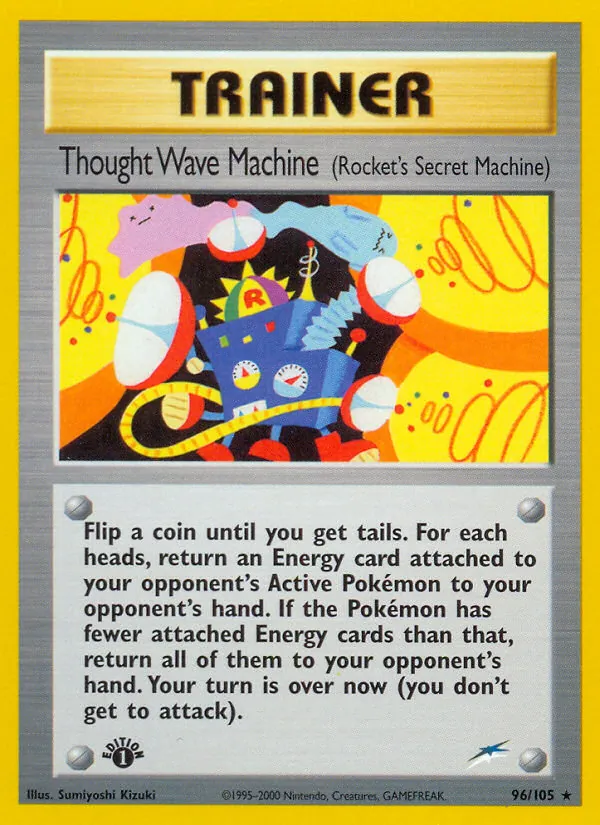 Thought Wave Machine (Rocket's Secret Machine), first edition (neo4-96_1e)