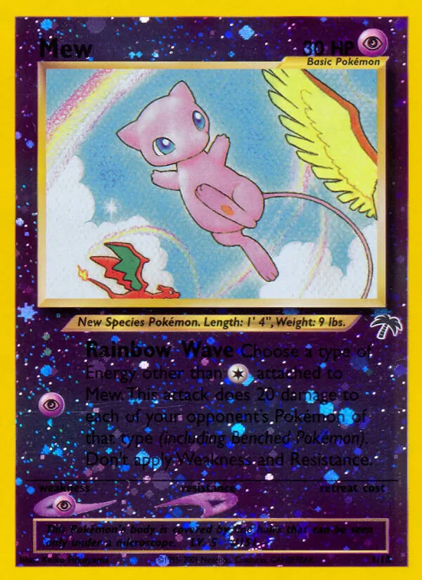 Mew, reverse holofoil (si1-1_rh)