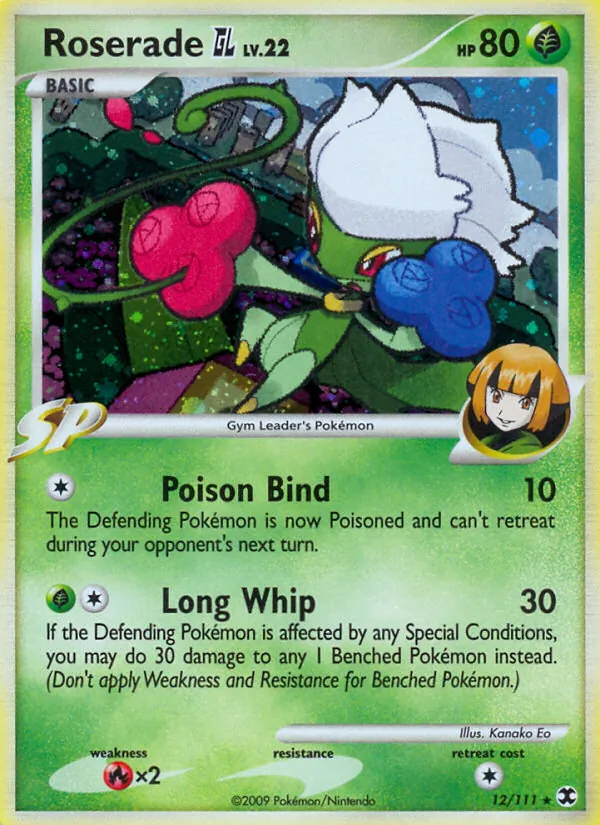 Roserade GL, holofoil (pl2-12_h)