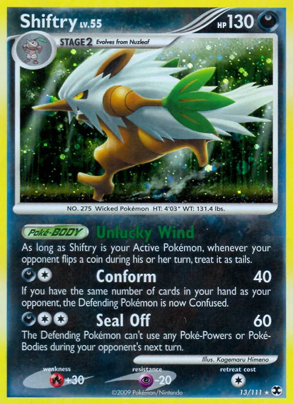 Shiftry, holofoil (pl2-13_h)