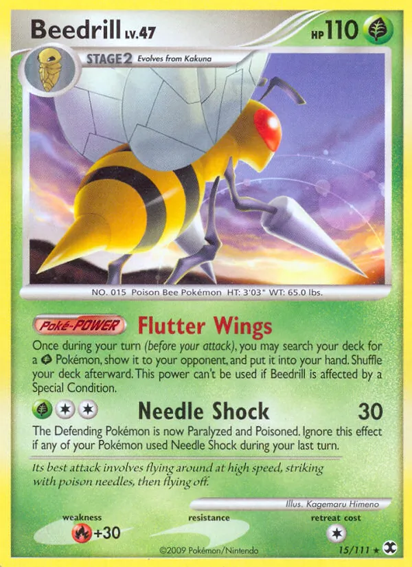 Beedrill, normal (pl2-15)