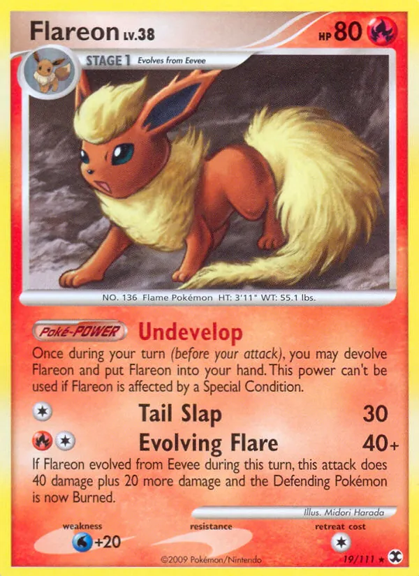 Flareon, normal (pl2-19)