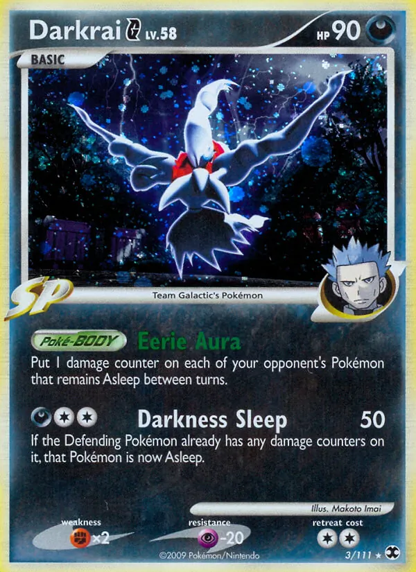 Darkrai G, holofoil (pl2-3_h)