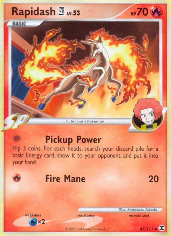 Rapidash E4, normal (pl2-47)