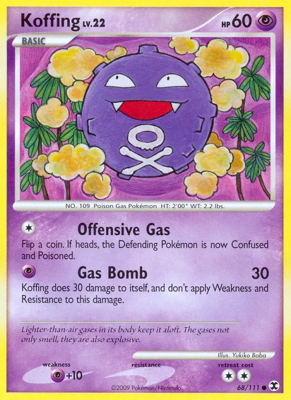 Koffing, normal (pl2-68)
