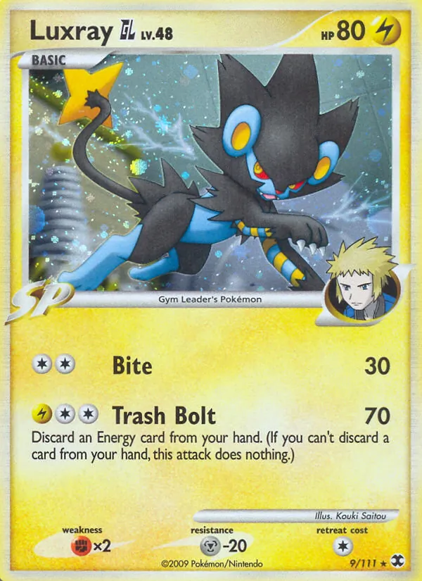 Luxray GL, holofoil (pl2-9_h)