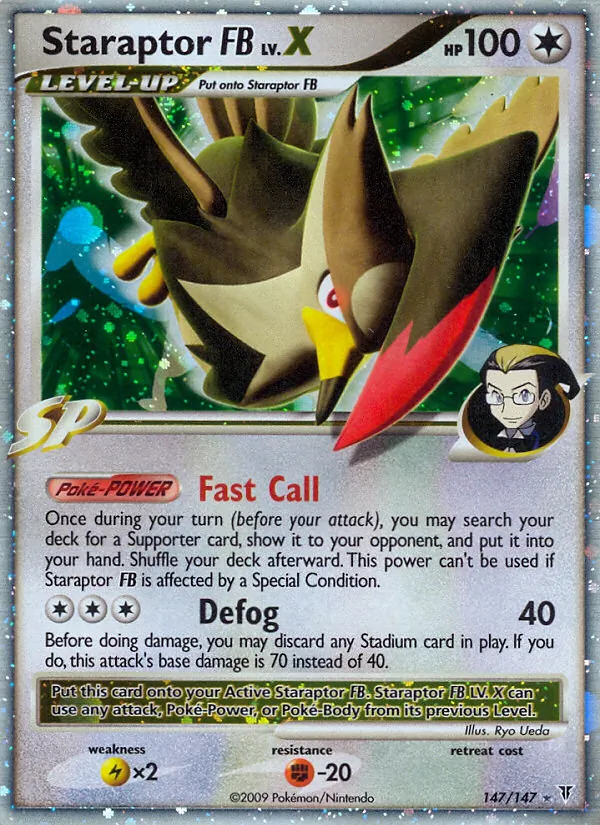 Staraptor FB LV.X, holofoil (pl3-147_h)