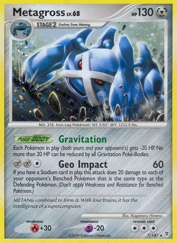 Metagross, holofoil (pl3-7_h)