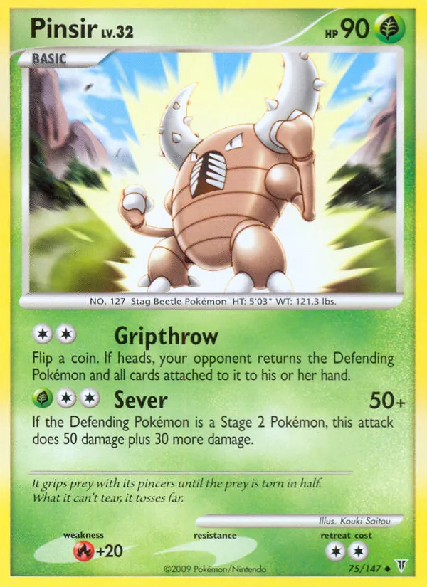 Pinsir, normal (pl3-75)