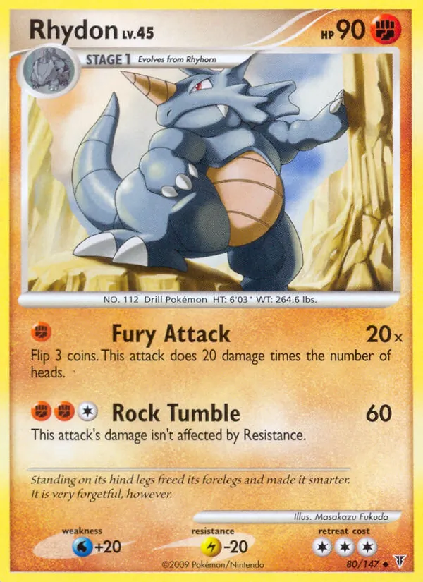 Rhydon, normal (pl3-80)