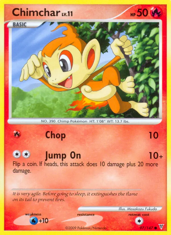 Chimchar, normal (pl3-97)