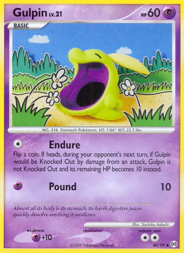 Gulpin, normal (pl4-40)