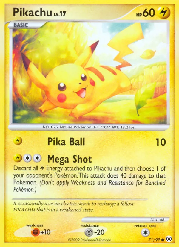 Pikachu, normal (pl4-71)