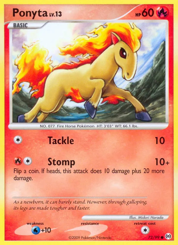 Ponyta, normal (pl4-72)